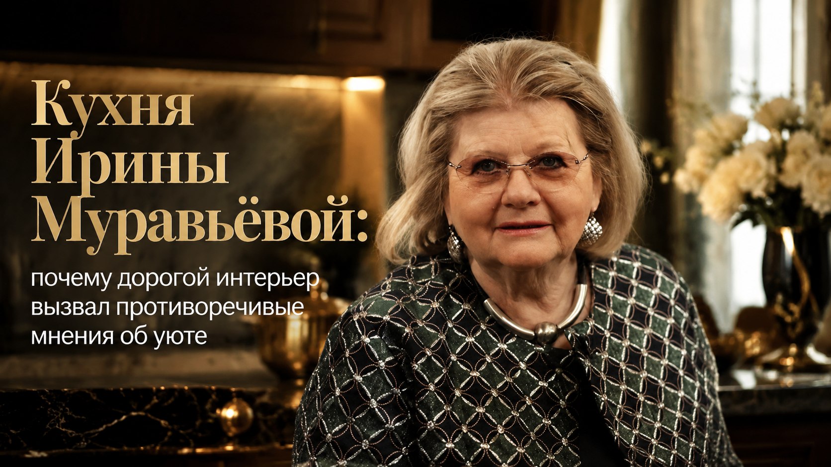 Кухня Ирины Муравьёвой: почему дорогой интерьер вызвал противоречивые мнения об уюте