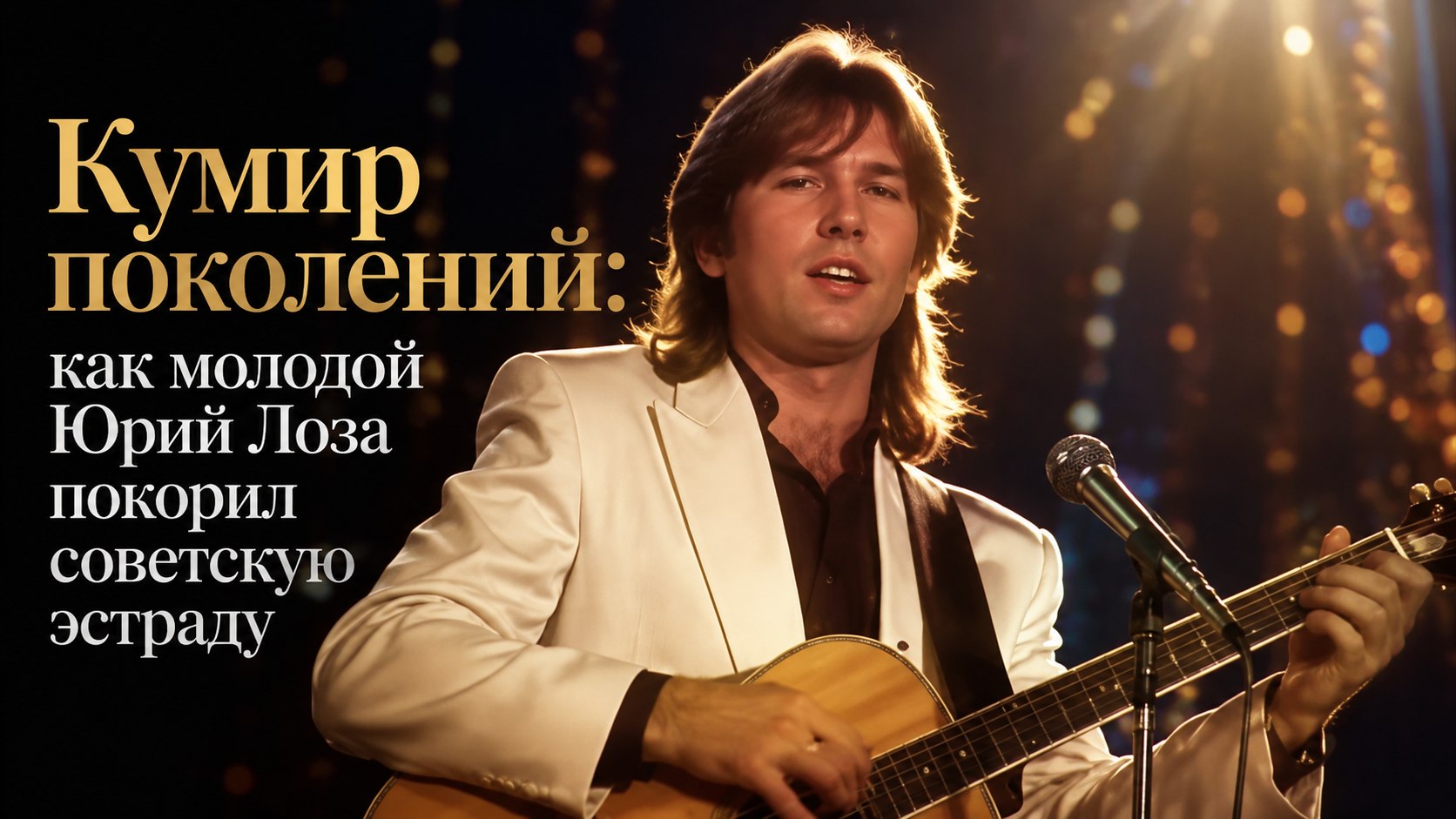 Выступление Юрия Лозы в начале девяностых