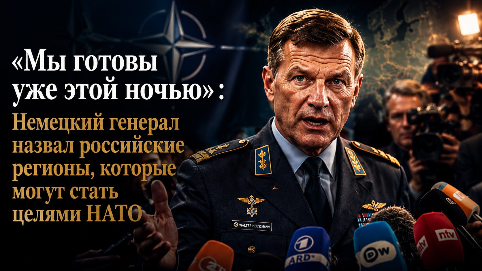 «Мы готовы уже этой ночью»: Немецкий генерал назвал российские регионы, которые могут стать целями НАТО