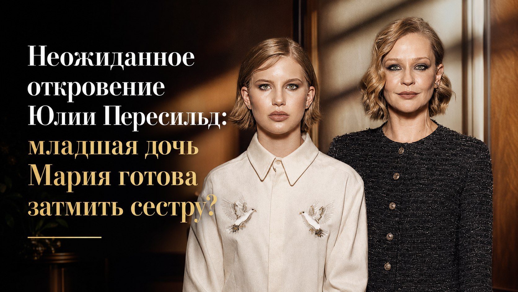 Неожиданное откровение Юлии Пересильд: младшая дочь Мария готова затмить сестру?