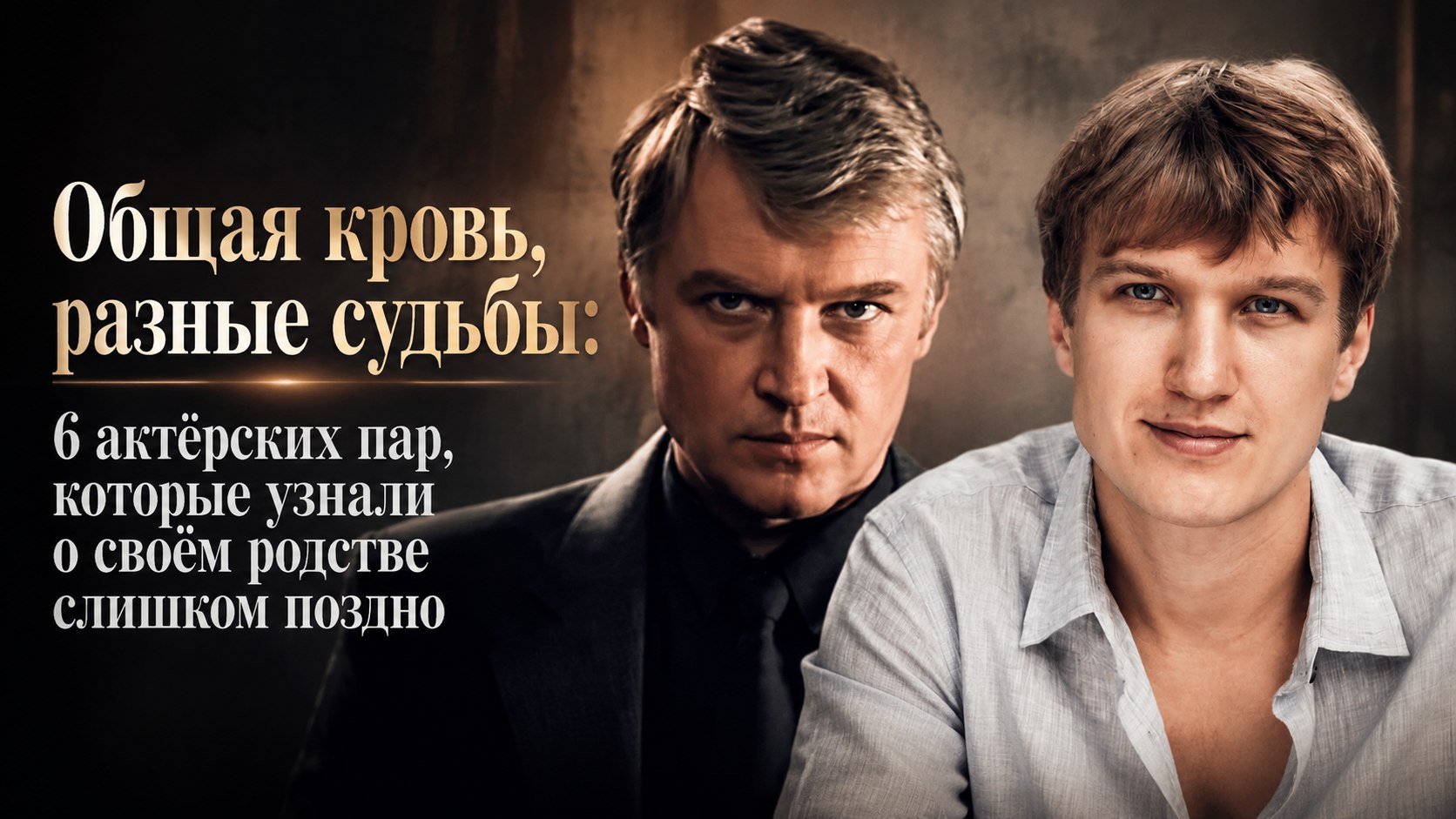 Общая кровь, разные судьбы: 6 актёрских пар, которые узнали о своём родстве слишком поздно