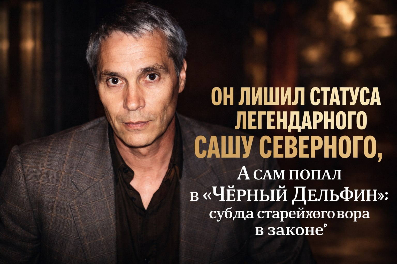 Он лишил статуса легендарного Сашу Северного, а сам попал в «Чёрный дельфин»: судьба старейшего вора в законе