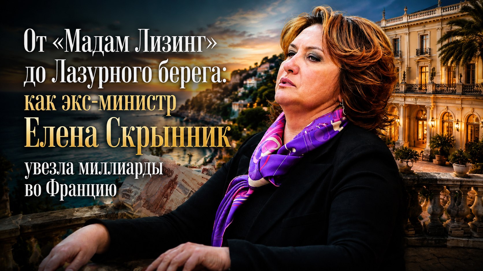 От «Мадам Лизинг» до Лазурного берега: как экс-министр Елена Скрынник увезла миллиарды во Францию