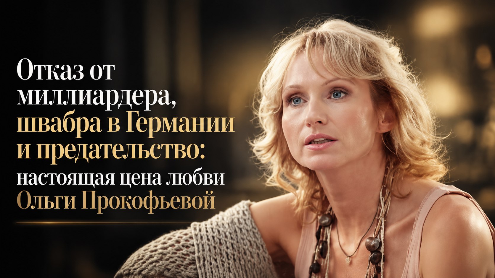 Отказ от миллиардера, швабра в Германии и предательство: настоящая цена любви Ольги Прокофьевой