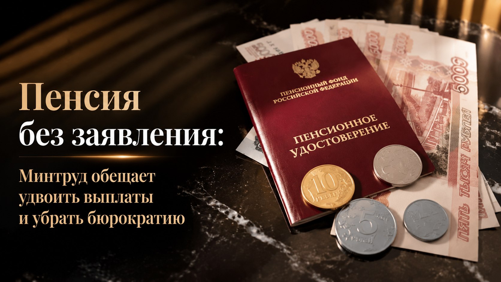 Пенсия без заявления: Минтруд обещает удвоить выплаты и убрать бюрократию
