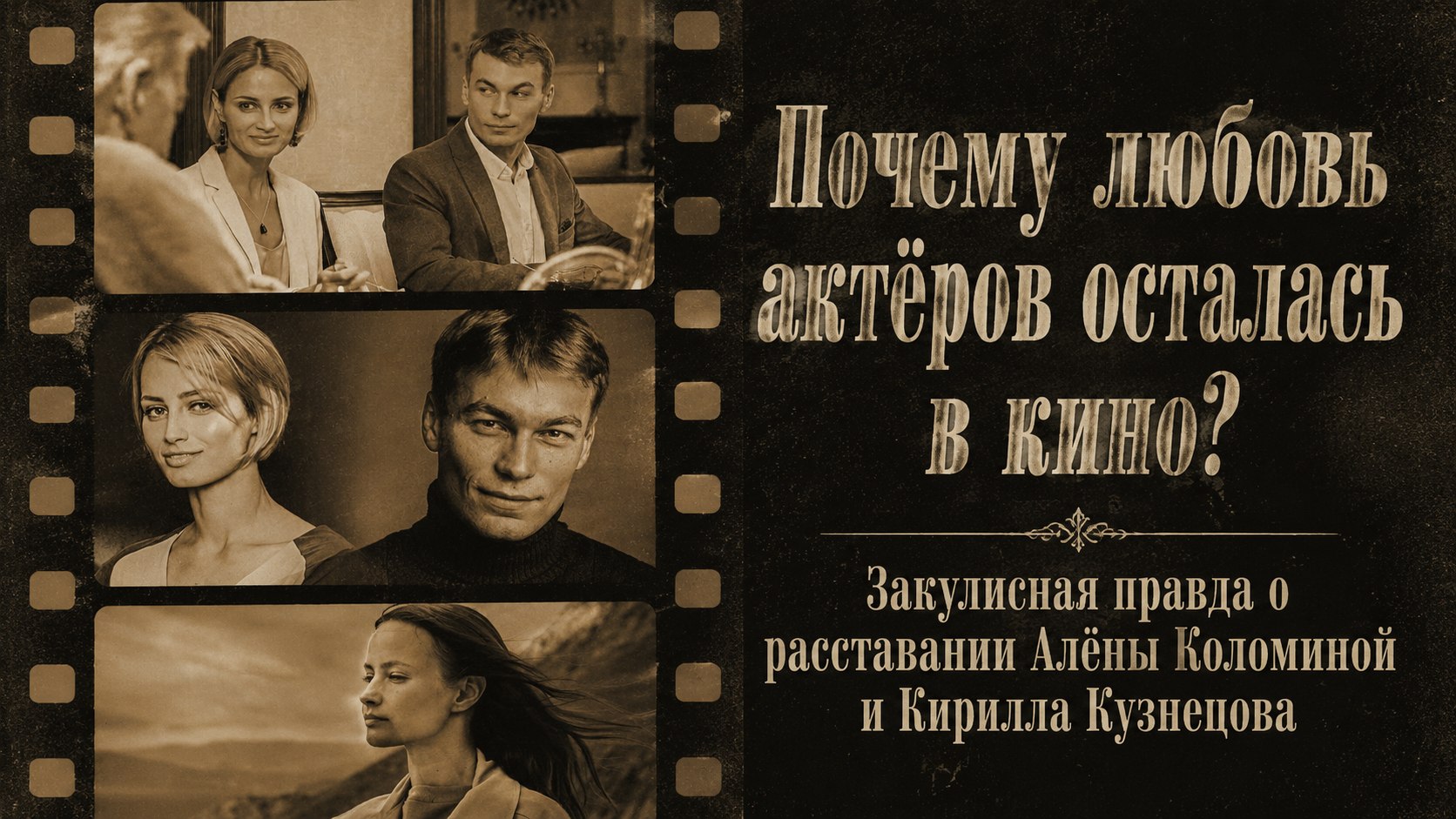 Роман на съёмках и тихое расставание: почему Алёна Коломина и Кирилл Кузнецов так и не дошли до ЗАГСа