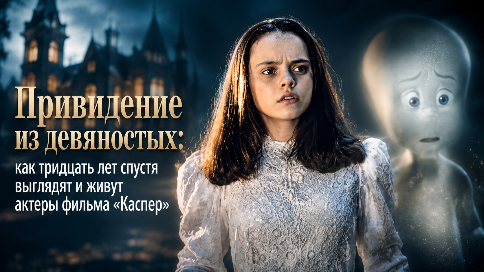 Привидение из девяностых: как тридцать лет спустя выглядят и живут актеры фильма «Каспер»