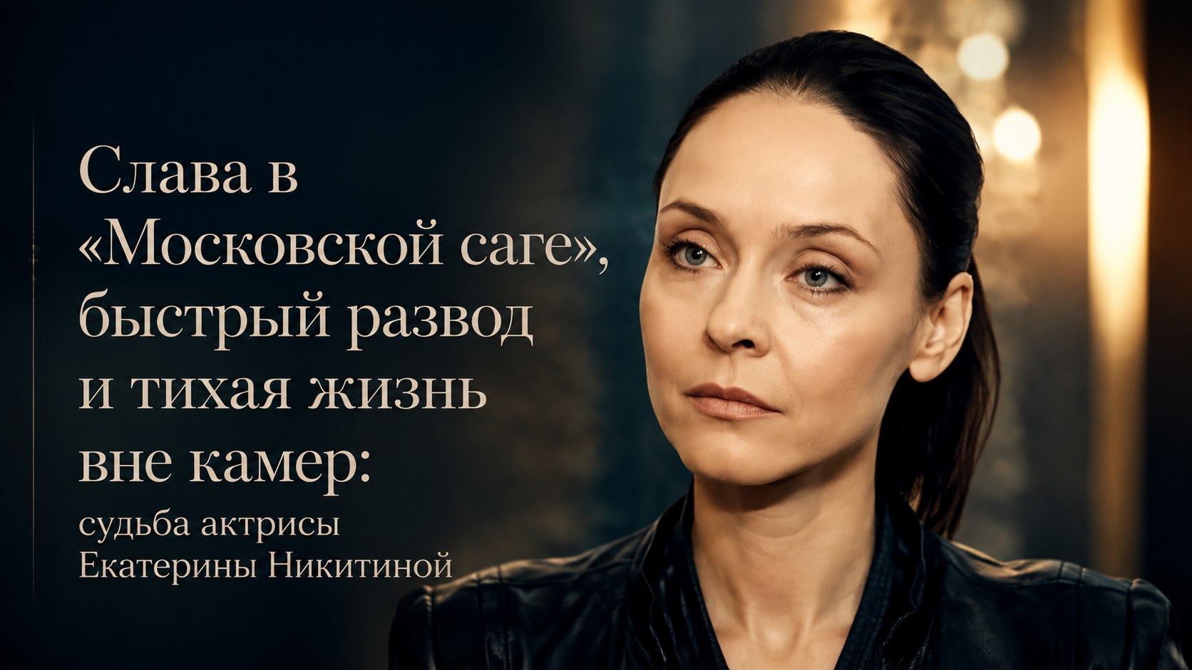 Слава в «Московской саге», быстрый развод и тихая жизнь вне камер: судьба актрисы Екатерины Никитиной