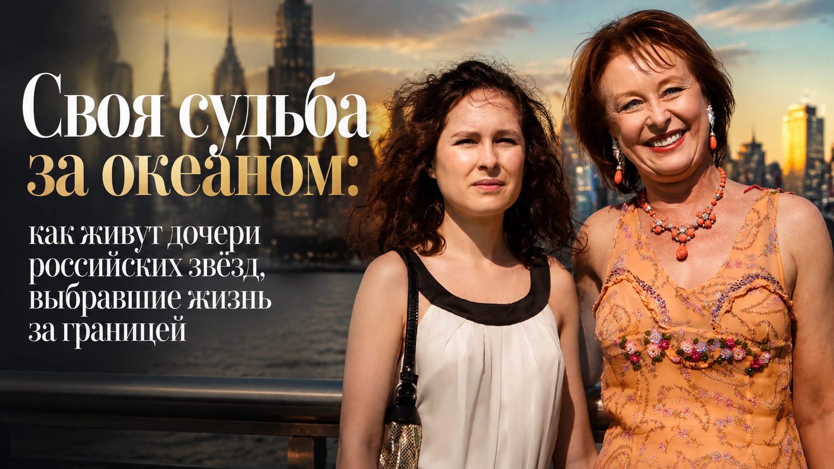 Своя судьба за океаном: как живут дочери российских звёзд, выбравшие жизнь за границей