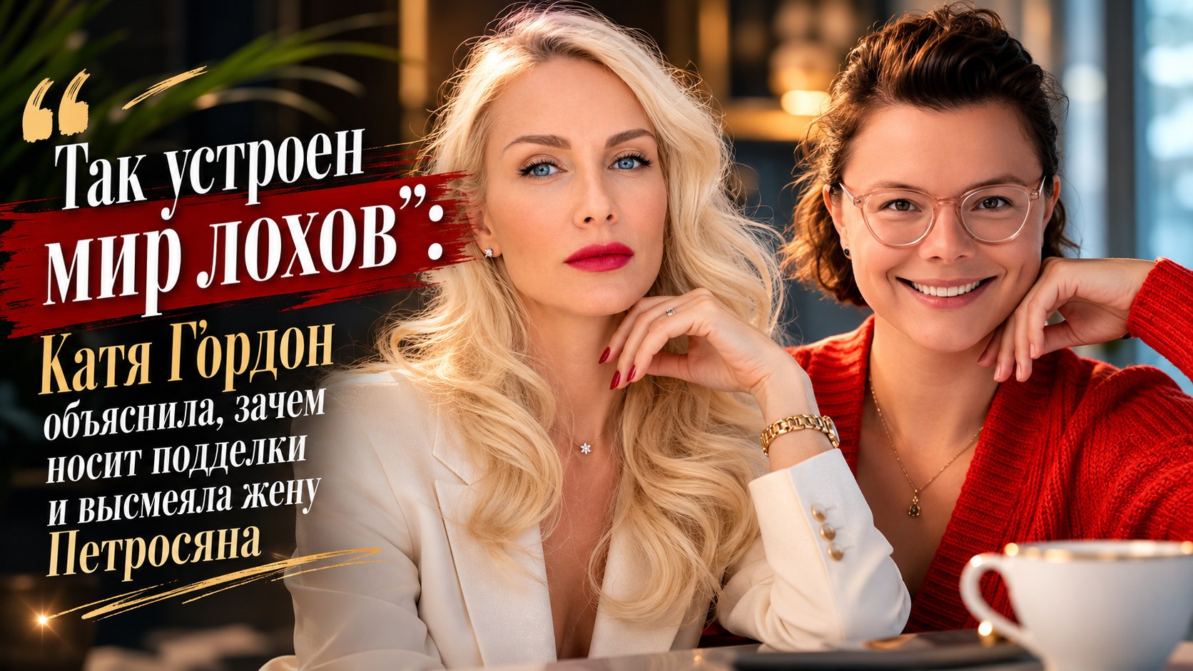 "Так устроен мир лохов": Катя Гордон объяснила, зачем носит подделки и высмеяла жену Петросяна