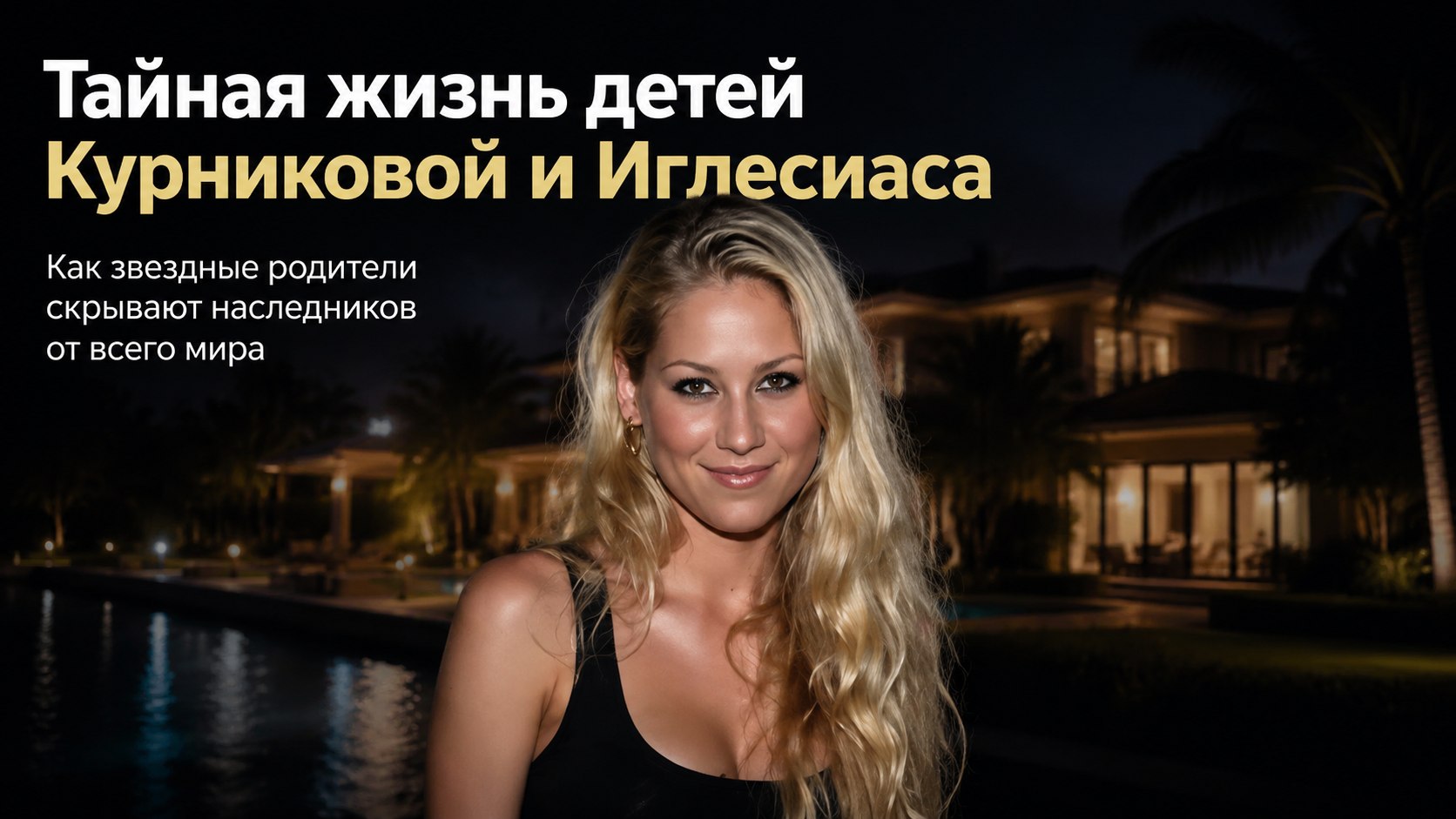 Две дочери и два сына Анны Курниковой: как в Майами растут наследники Энрике Иглесиаса вдали от камер