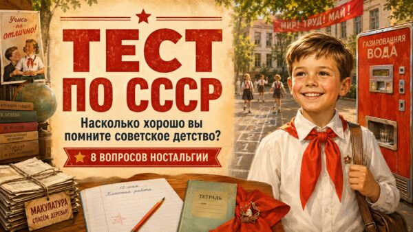 Ностальгия по СССР: сможете ответить на 8 вопросов о советском детстве?