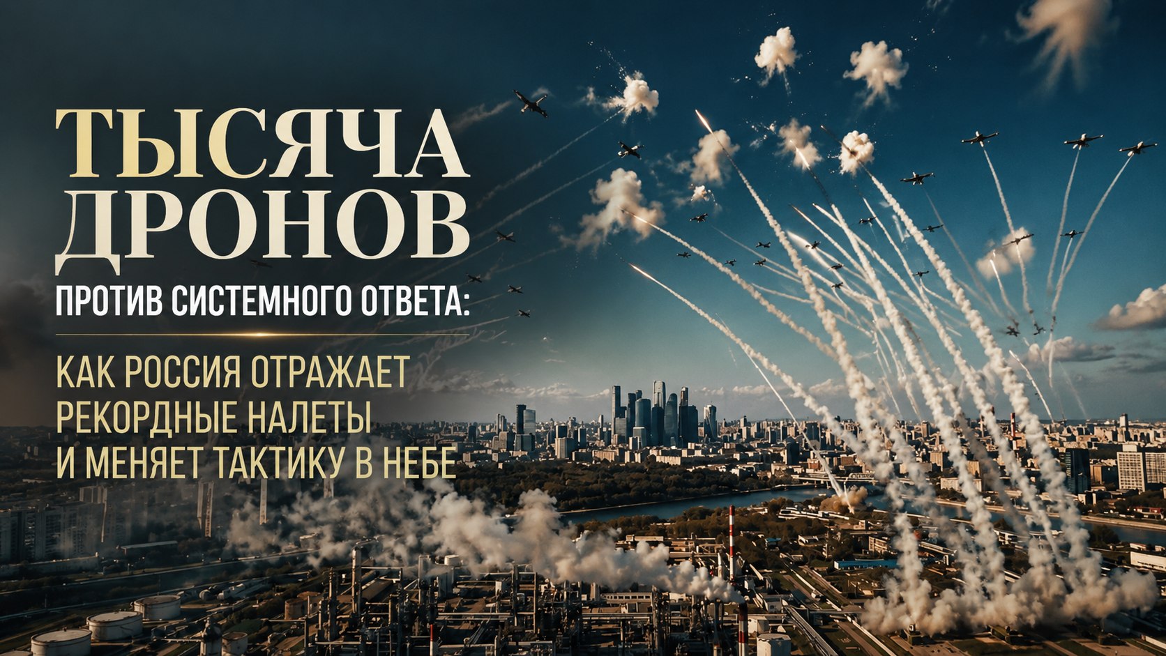 Тысяча дронов против системного ответа: как Россия отражает рекордные налеты и меняет тактику в небе