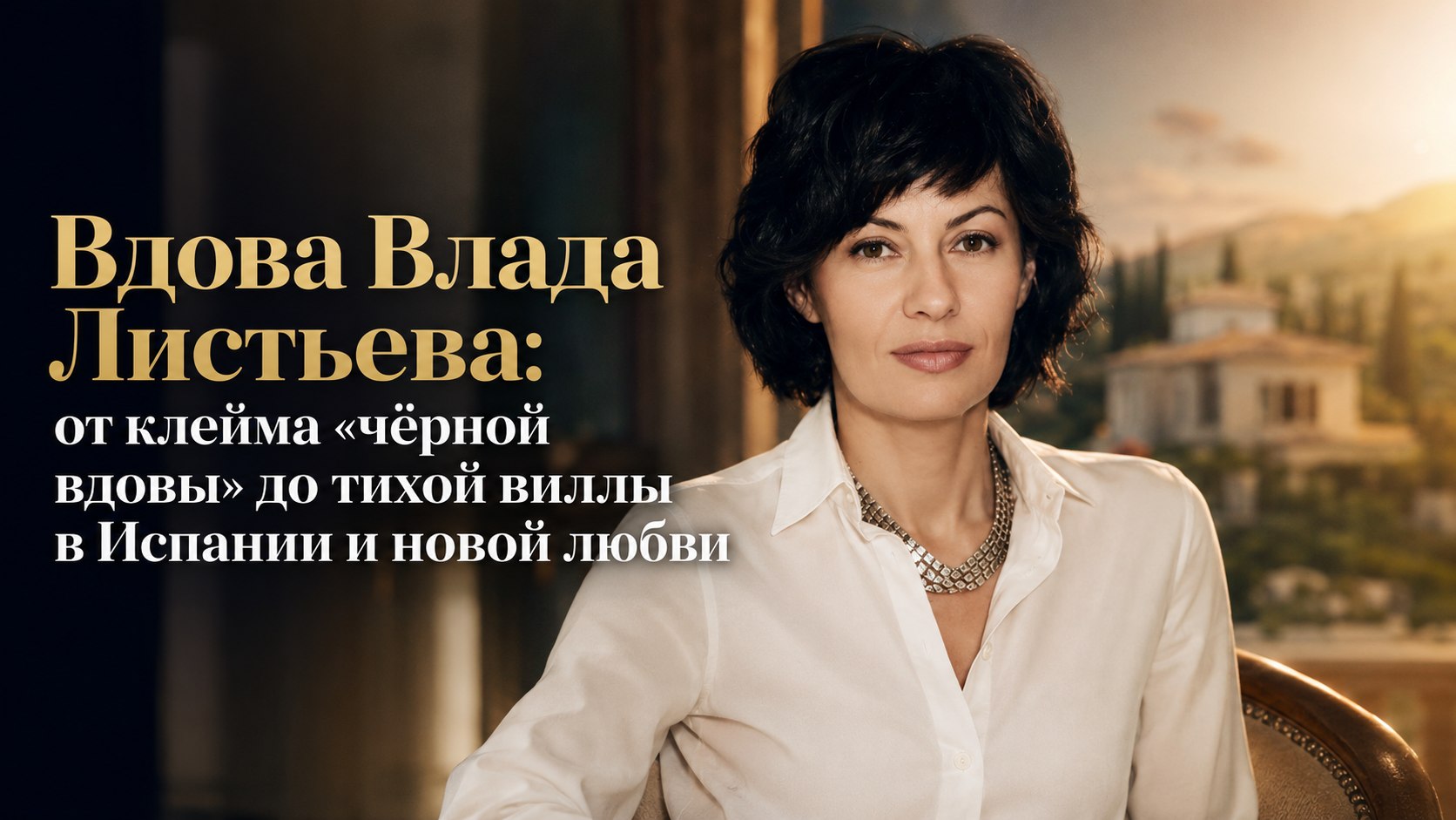 Вдова Влада Листьева: от клейма «чёрной вдовы» до тихой виллы в Испании и новой любви