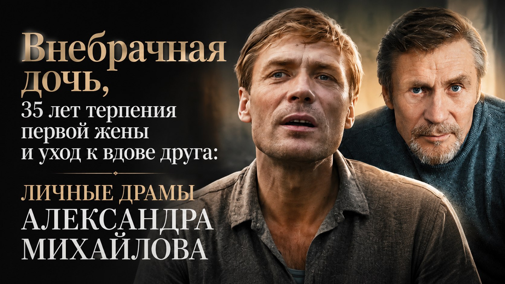 Внебрачная дочь, 35 лет терпения первой жены и уход к вдове друга: личные драмы Александра Михайлова