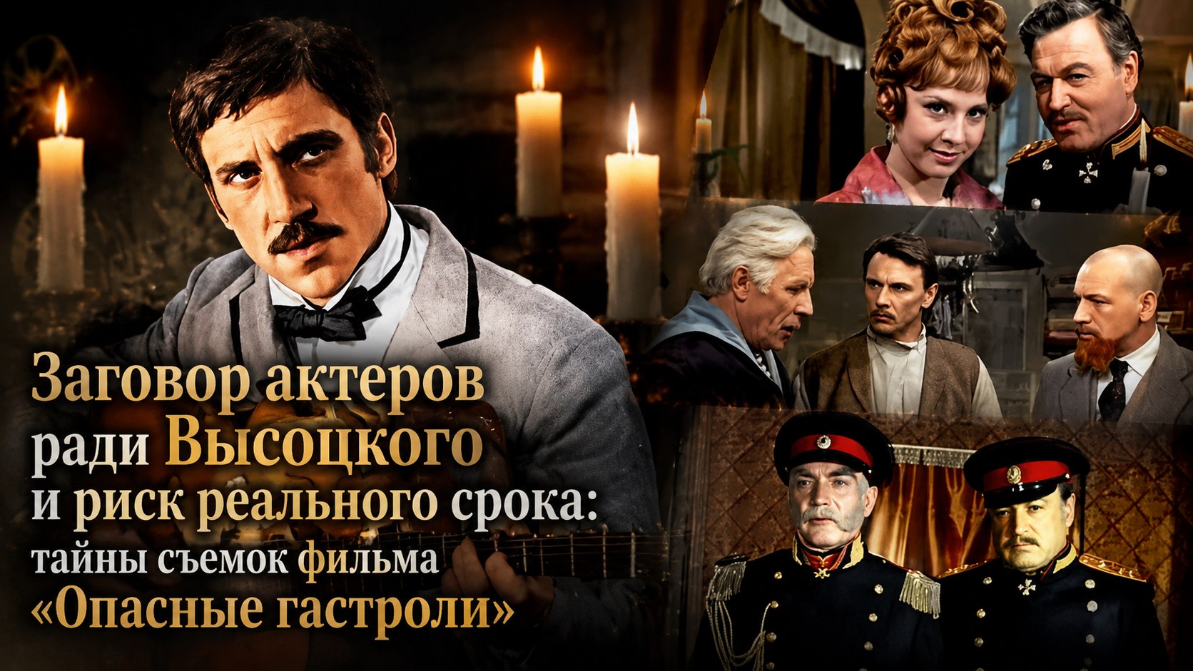 Заговор актеров ради Высоцкого и риск реального срока: тайны съемок фильма «Опасные гастроли»