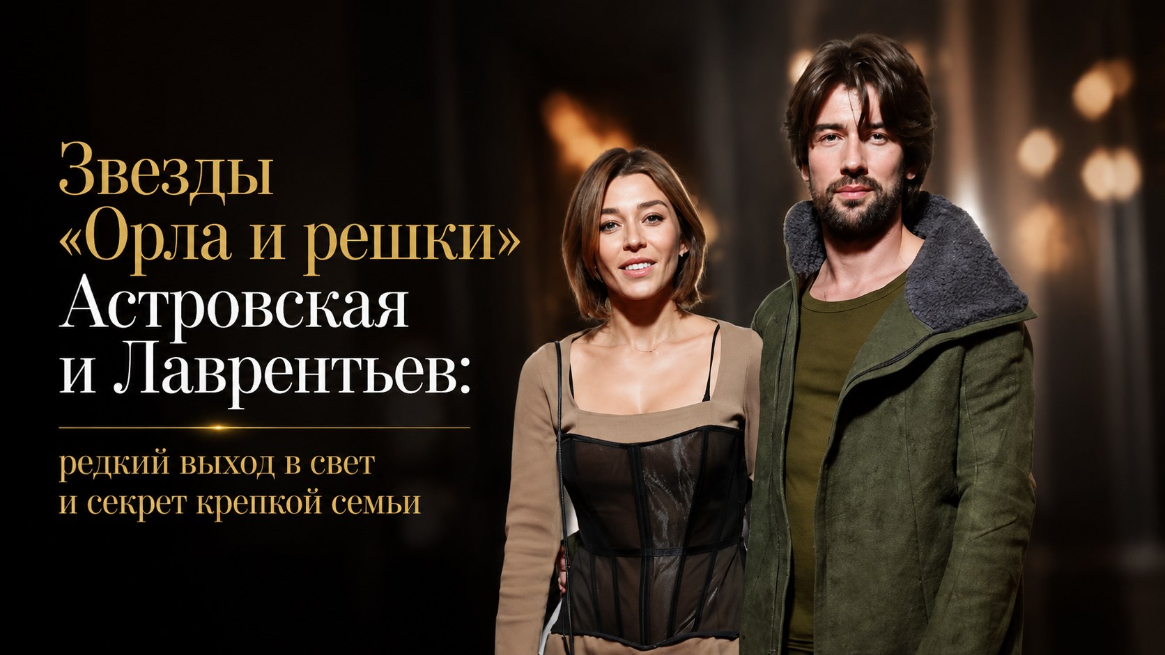 Звезды «Орла и решки» Астровская и Лаврентьев: редкий выход в свет и секрет крепкой семьи