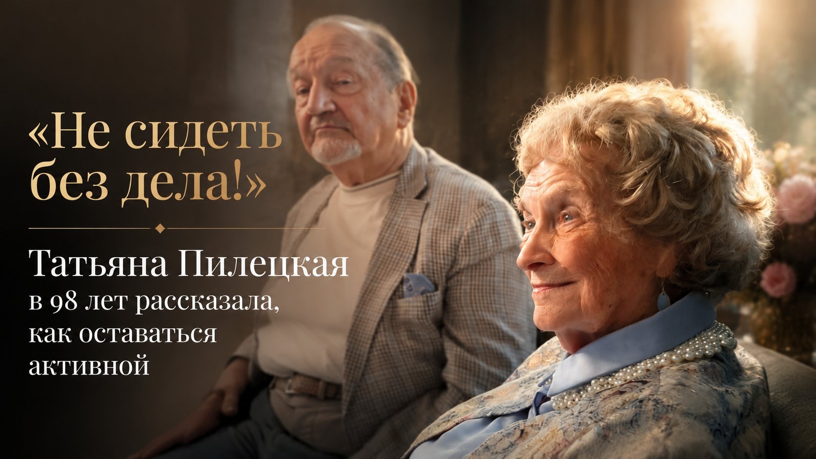 «Не сидеть без дела!»: Татьяна Пилецкая в 98 лет рассказала, как оставаться активной