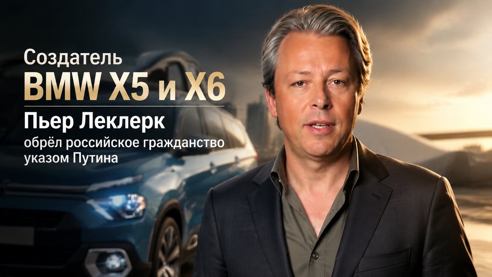 Создатель BMW X5 и X6 Пьер Леклерк обрёл российское гражданство указом Путина