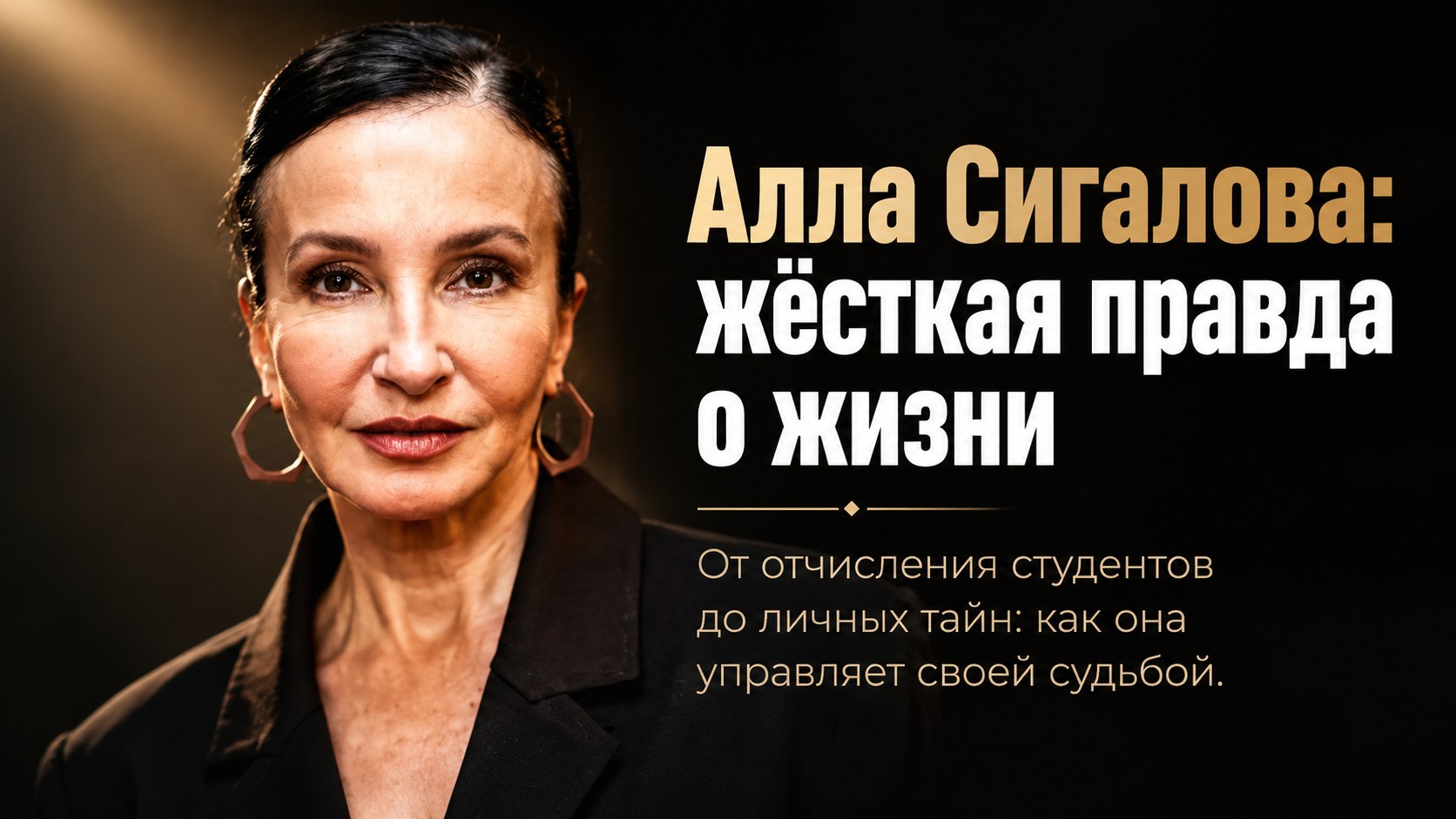 «Вывела в коридор и сказала: профнепригоден»: Алла Сигалова — о возрасте, любви и жёсткой правде