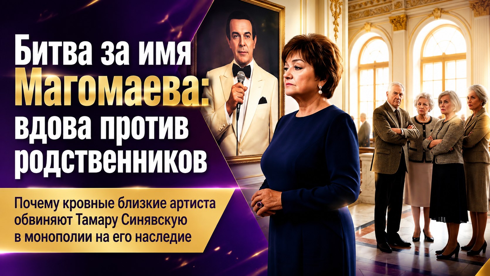 Наследство памяти: почему родственники Муслима Магомаева обвиняют Тамару Синявскую в захвате его имени