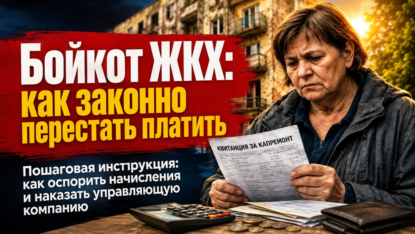 Бойкот ЖКХ: почему люди массово отказываются оплачивать капремонт и навязанные услуги УК