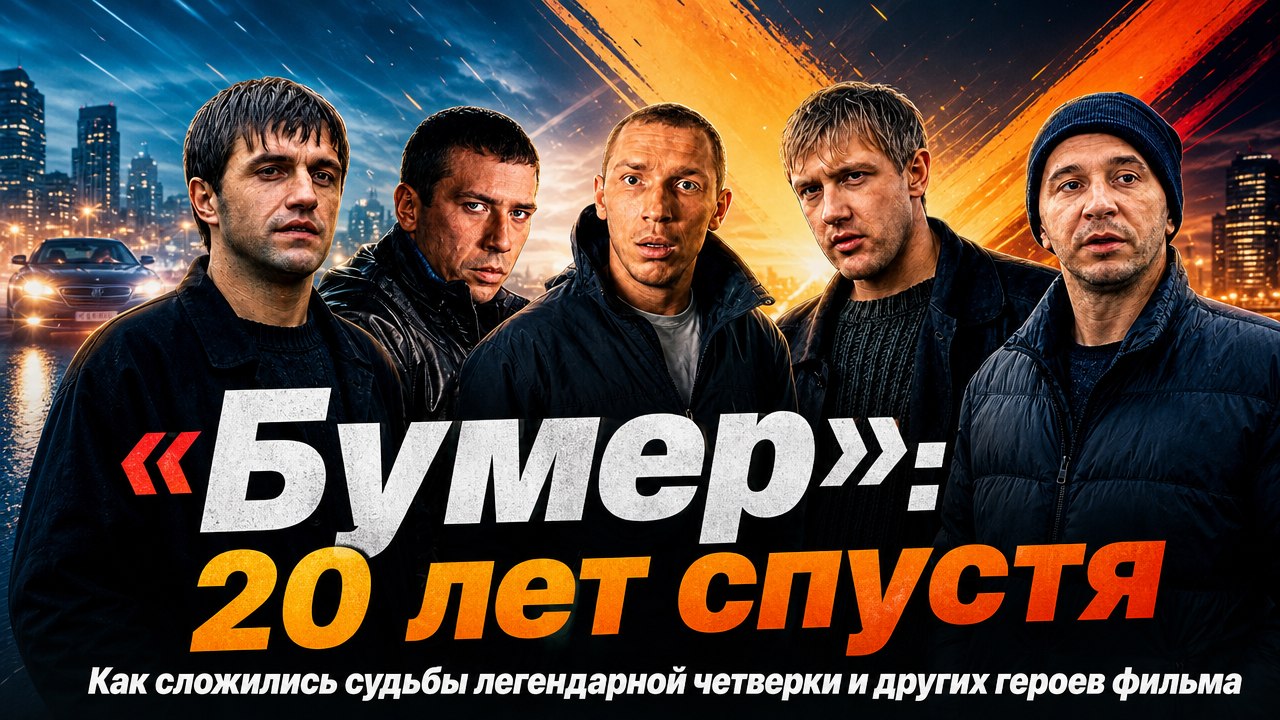 Больше 20 лет после премьеры «Бумера»: как изменилась жизнь актеров легендарной четверки и эпизодических героев