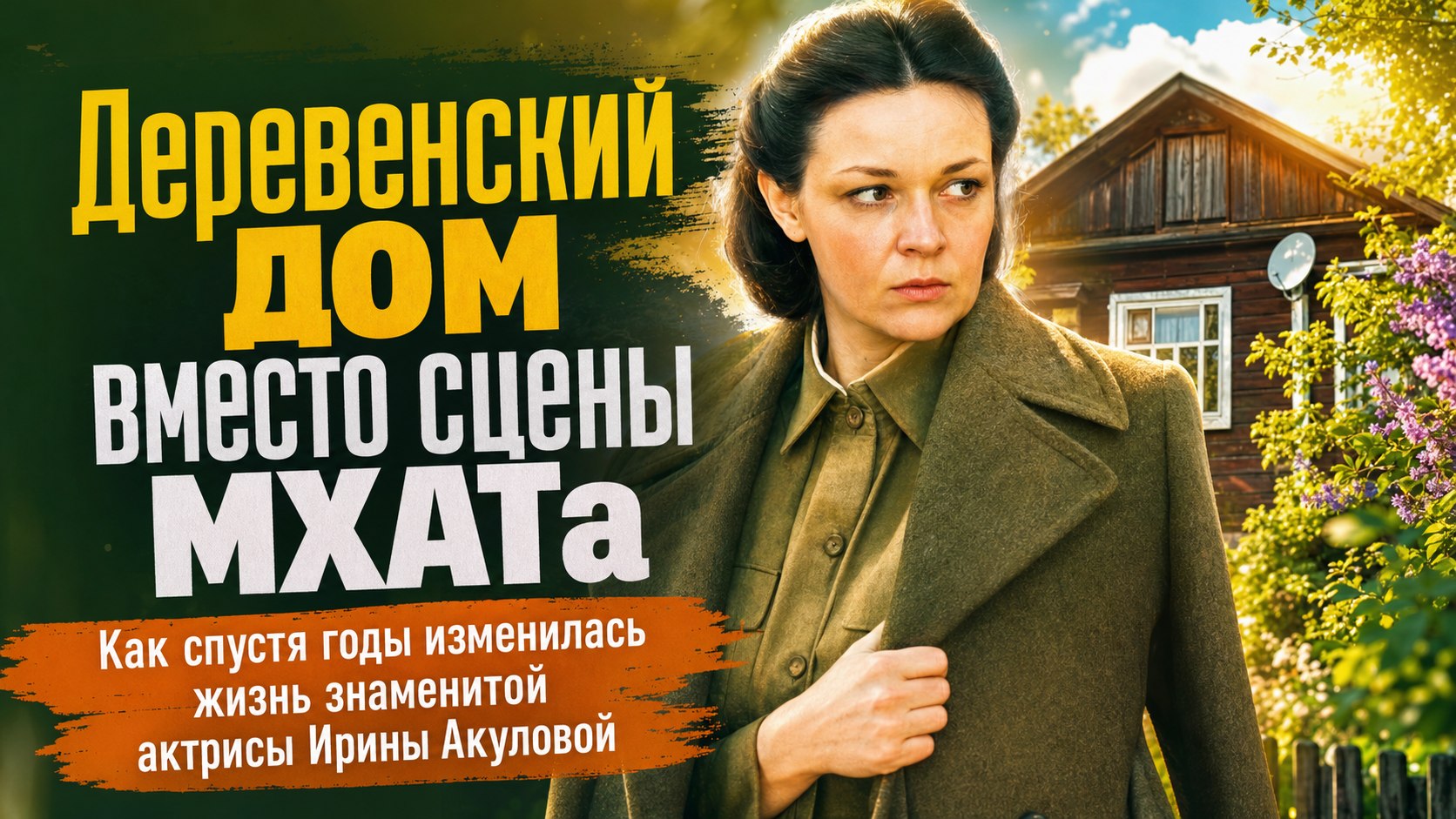Деревенский дом вместо сцены МХАТа: как живет звезда «Экипажа» Ирина Акулова после трех разводов и ухода из профессии