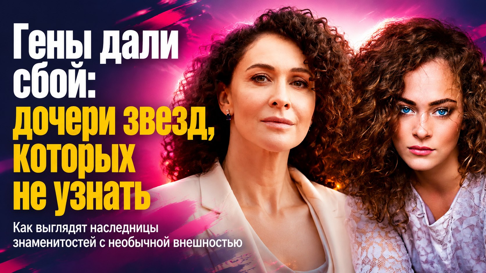 Гены сыграли иначе: как выглядят взрослые дочери 9 знаменитых мам с нестандартной внешностью