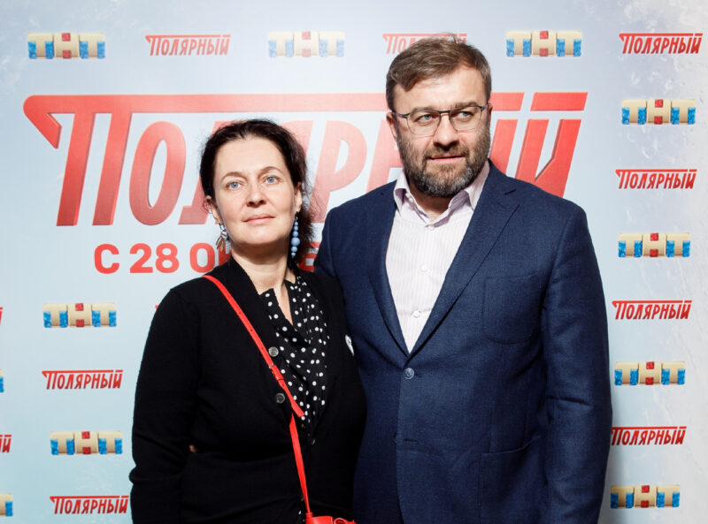 Михаил Пореченков с супругой Ольгой