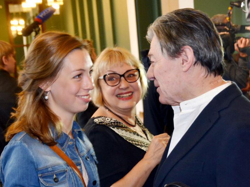 Александр Збруев, Елена Шанина и их общая дочь Татьяна
