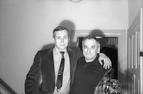 Валентин Катаев и Евгений Евтушенко, 1967 год