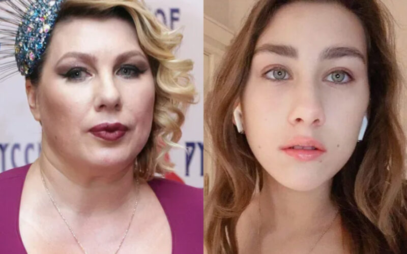 Певица Ева Польна с дочерью Эвелин