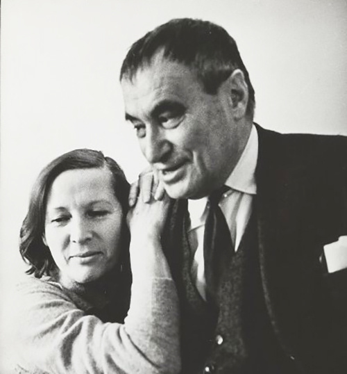 Валентин Катаев с супругой Эстер Давыдовной, 1958 год