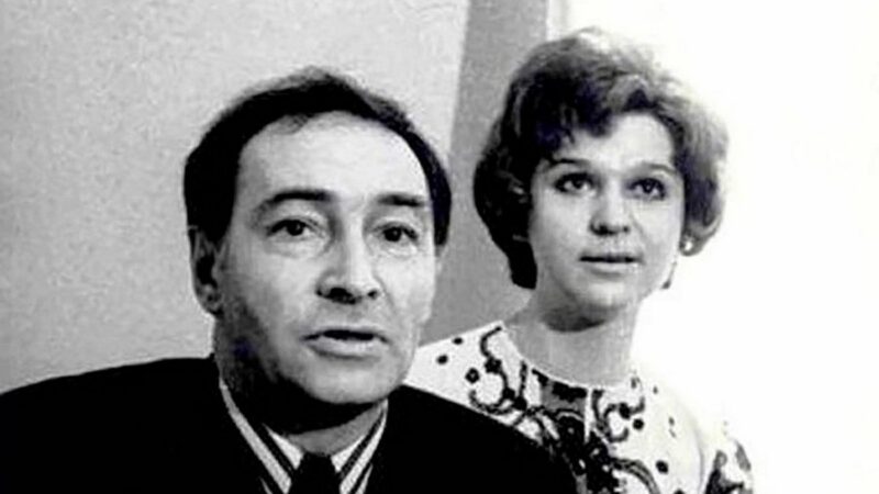 Вячеслав Тихонов со второй супругой Тамарой Ивановой