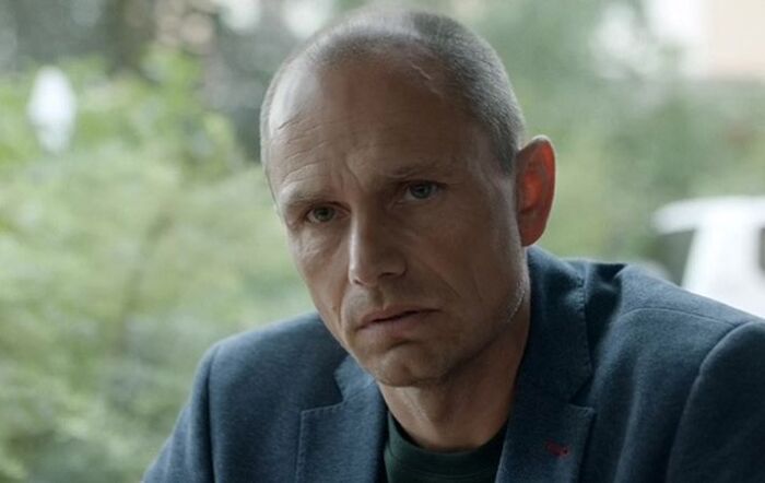 Кадр из детективного сериала «Мельник» с Сергеем Шнырёвым