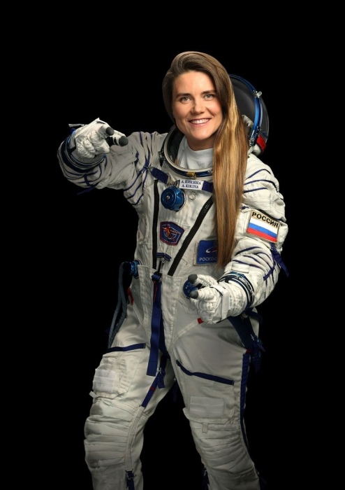 Анна Кикина во время тренировочного процесса