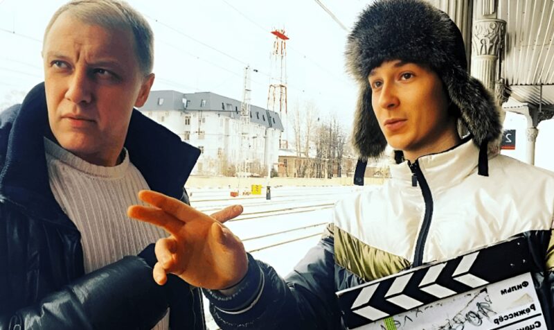 Сергей Горобченко со старшим сыном Глебом