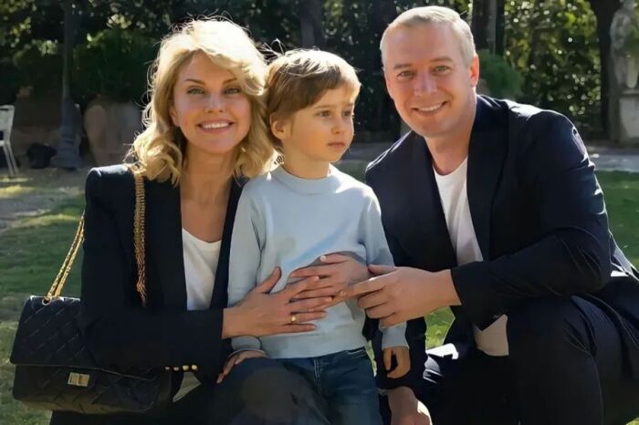 Екатерина Архарова и Артем Илясов с маленьким сыном Даниилом