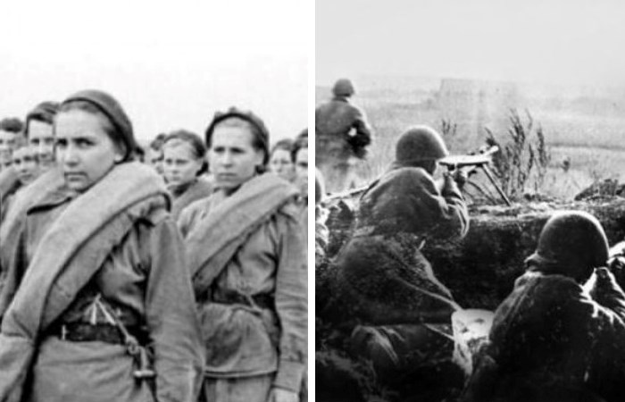 В штрафные роты женщины попадали по разным причинам, но воевали наравне с мужчинами