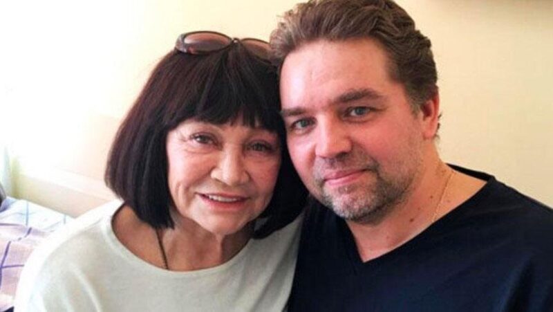 Лариса Лужина и ее сын Павел