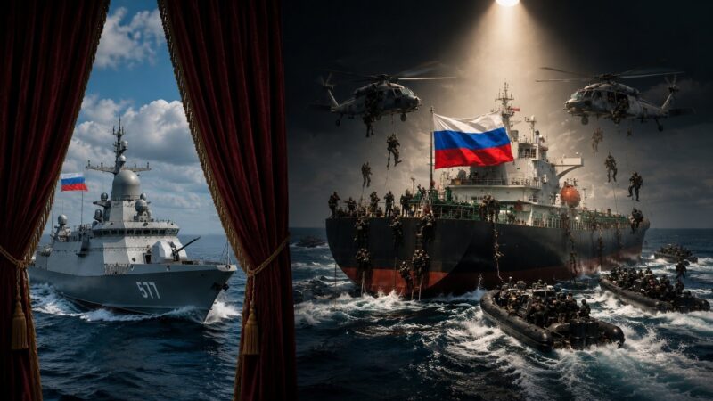 Российский корвет защитил танкер с нефтью от немецкой береговой охраны в проливе Фемарн-Бельт
