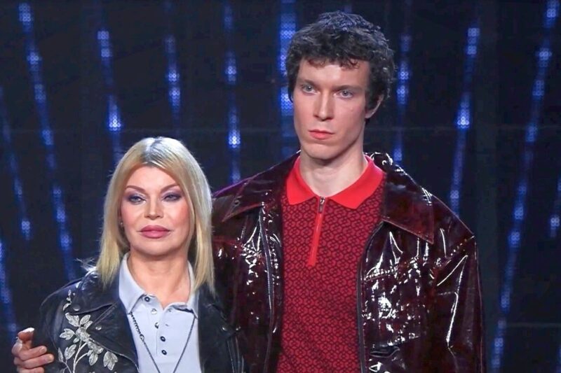 Лада Дэнс и её сын Илья Свирский