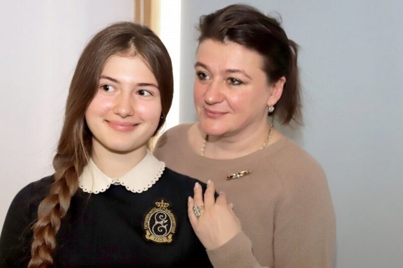 Анастасия Мельникова с дочерью Марией