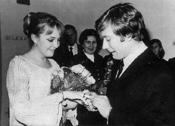 Свадьба Екатерины Градовой и Андрея Миронова в 1971 году