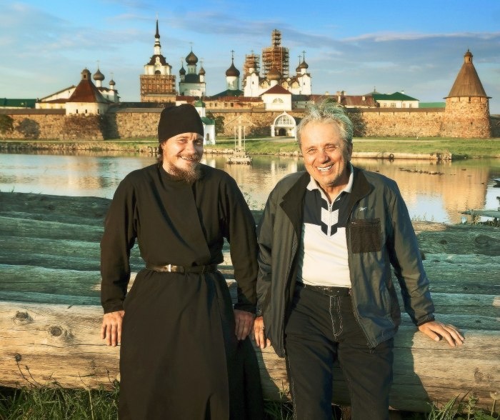 Евгений Стеблов с сыном Сергеем