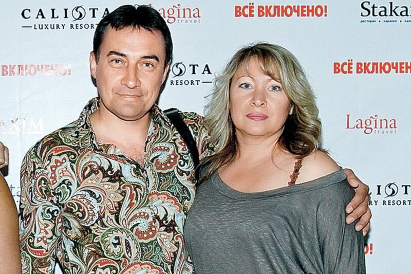 Камиль Ларин с первой супругой Галиной