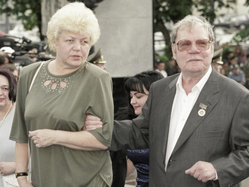 Михаил Пуговкин и его третья супруга Ирина Лаврова