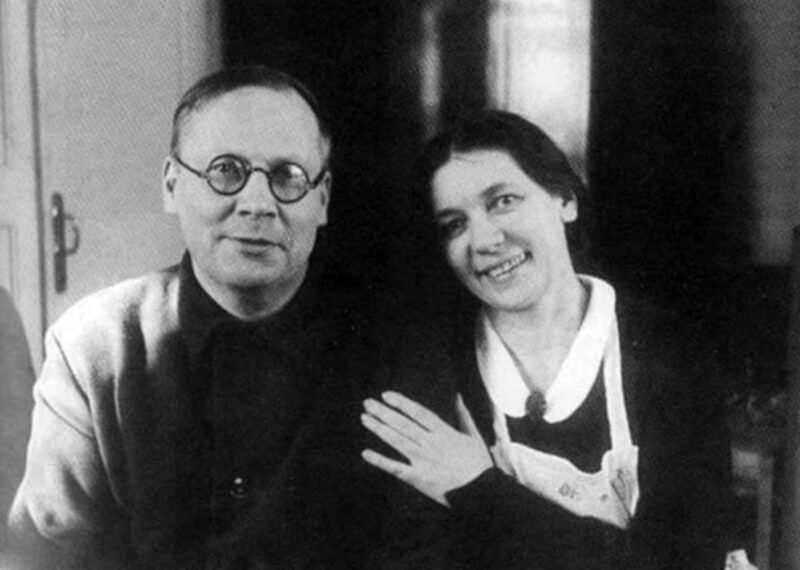 Николай Заболоцкий и его супруга Екатерина Васильевна