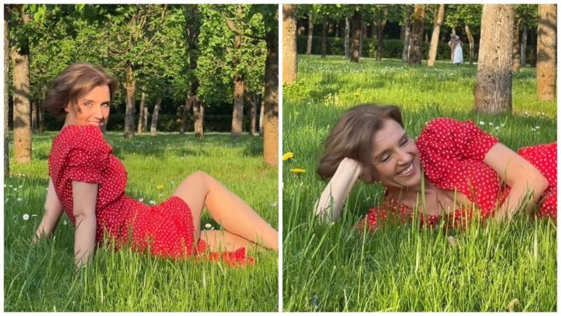 Ксения Алферова находит поводы для улыбки